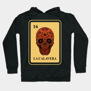 Mexican La Calavera lottery traditional Sugar Skull Hoodie